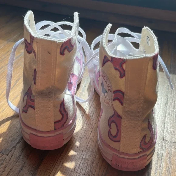 Converse all star chuck taylor pastel flame high tops - Picture 5 of 6